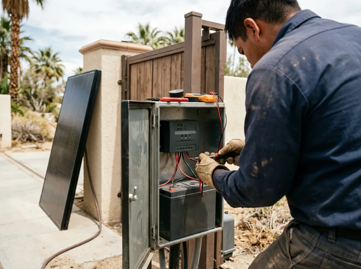 Gate Access Control work by Any Time Gate Repair in the Coachella Valley