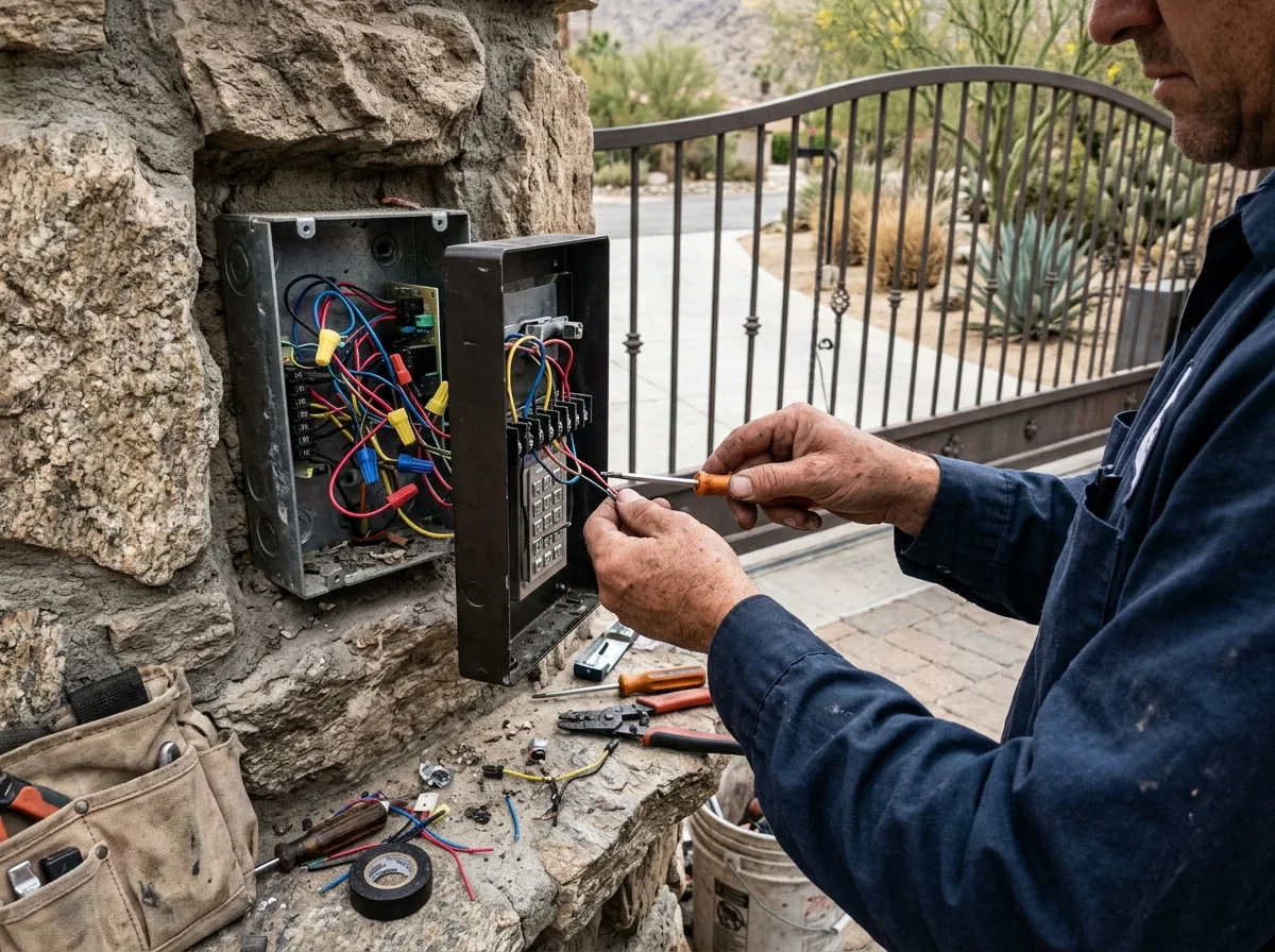 Gate Access Control work by Any Time Gate Repair in the Coachella Valley