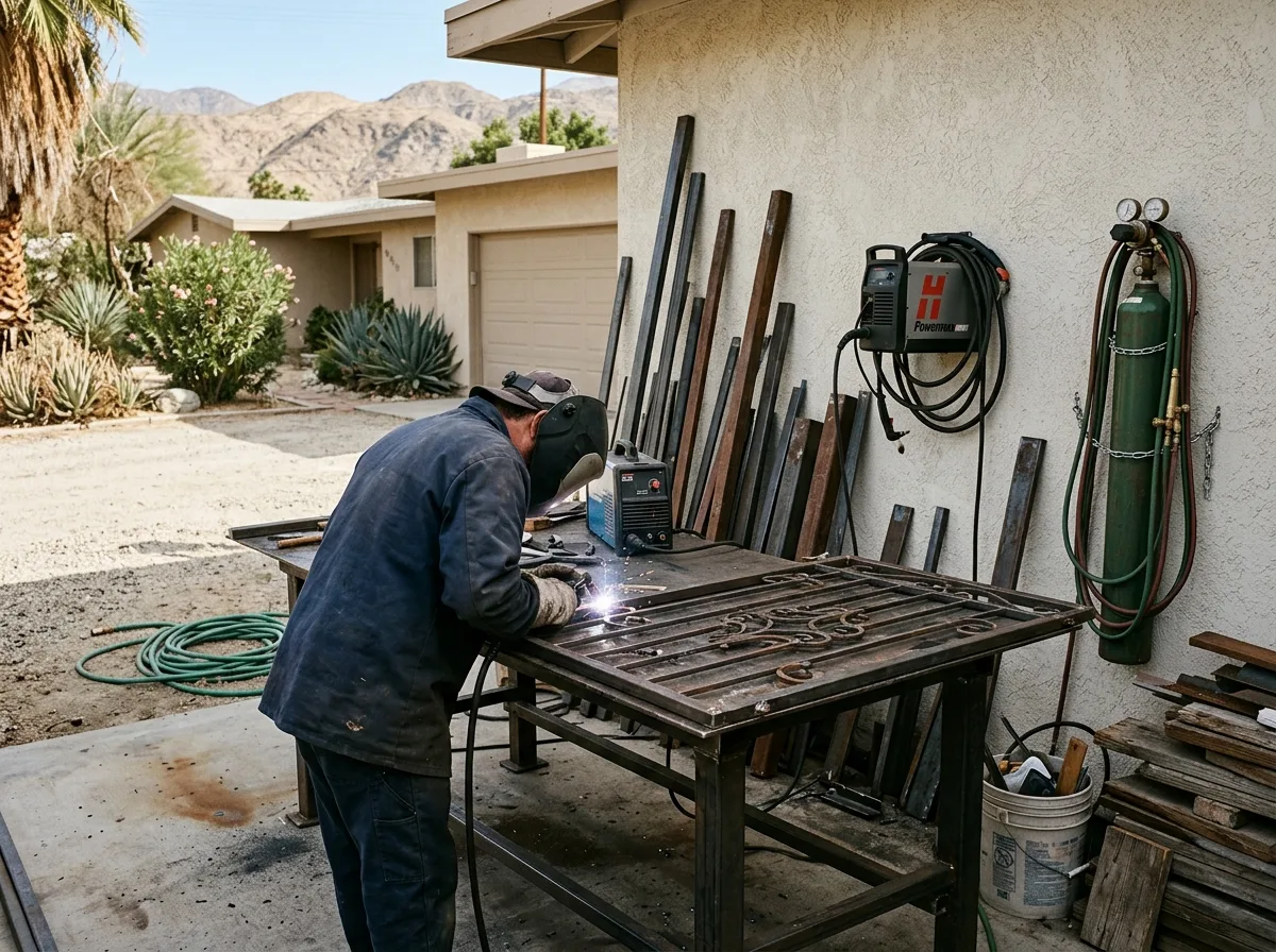 Gate Parts & Welding work by Any Time Gate Repair in the Coachella Valley