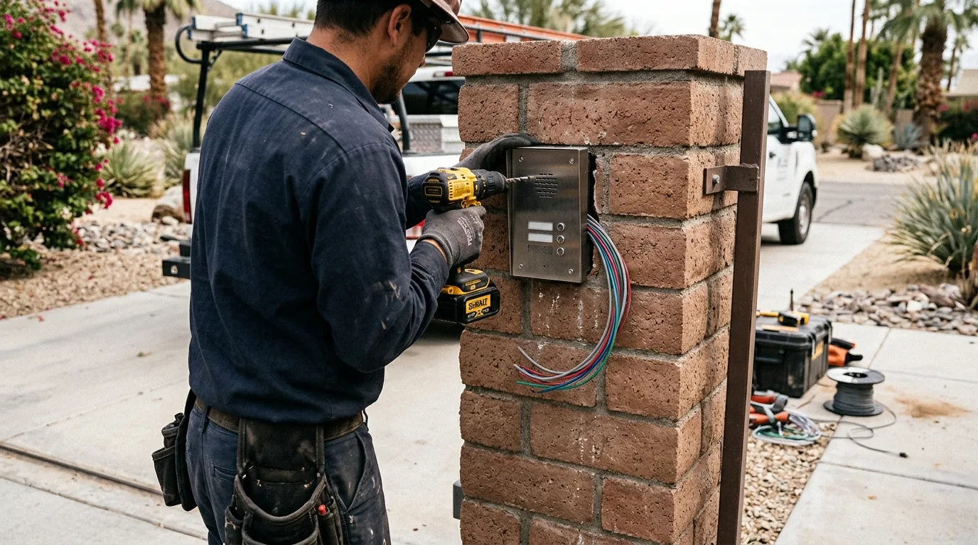 Gate operator service — professional equipment installation