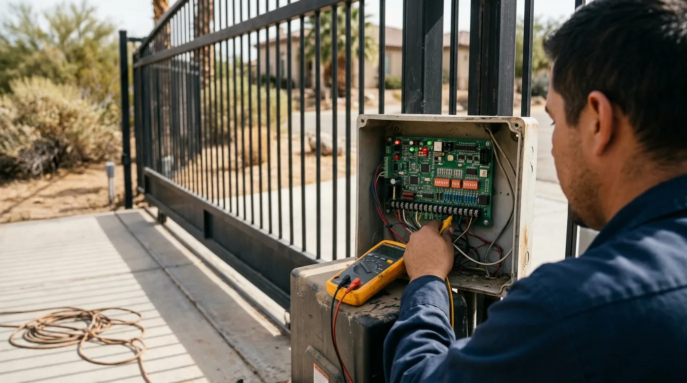 Gate operator service — professional equipment installation