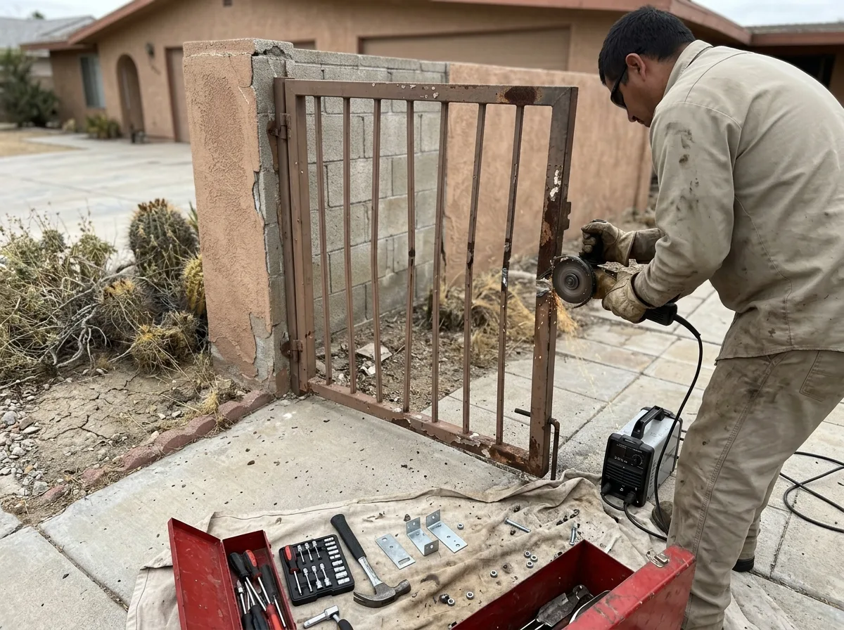 gate parts welding in Cathedral City, CA — Any Time Gate Repair